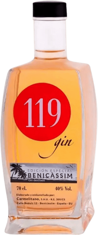 34,95 € Envío gratis | Ginebra Gin Carmelitano 119 España 70 cl Orange — Naranja