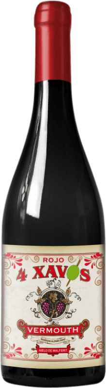 12,95 € Envio grátis | Vermute Alonso Sanz 4 Xavos Crianza Espanha 70 cl