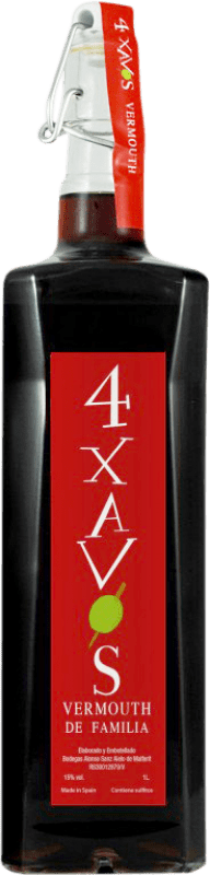 8,95 € Envío gratis | Vermut Alonso Sanz 4 Xavos Rojo Tinto España 75 cl
