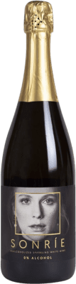 9,95 € 送料無料 | 白のスパークリングワイン Win Sonríe スペイン 75 cl アルコールなし