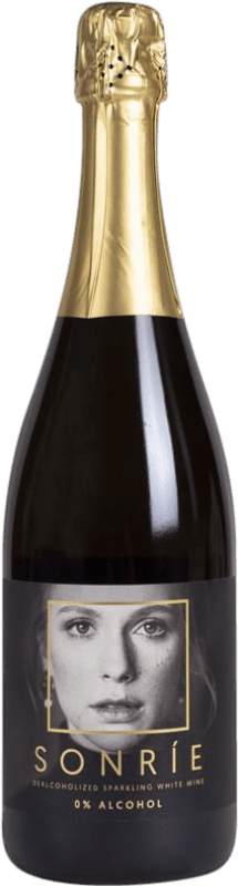 9,95 € Kostenloser Versand | Weißer Sekt Win Sonríe Spanien 75 cl Alkoholfrei