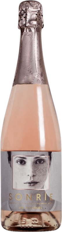 9,95 € 送料無料 | ロゼのスパークリングワイン Win Sonríe スペイン 75 cl アルコールなし