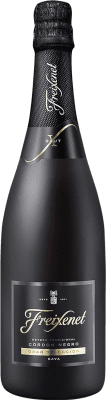 6,95 € Kostenloser Versand | Weißer Sekt Freixenet Cordón Brut — Herb Black — Schwarz D.O. Cava Katalonien Spanien Halbflasche 37 cl