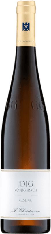 36,95 € 免费送货 | 甜葡萄酒 A. Christmann Idig Auslese — 精选葡萄酒 Q.b.A. Pfälz 普法尔茨 德国 Riesling — 雷司令 半瓶装 37 cl