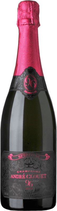 68,95 € Бесплатная доставка | Розовое игристое вино André Clouet Spiritum 96 Grand Cru, Rosé — Розе A.O.C. Champagne шампанское Франция Pinot Noir — Пино Нуар 75 cl