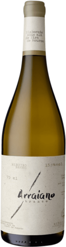 15,95 € Envío gratis | Vino Blanco Cume do Avia Arraiano D.O. Ribeiro Galicia España Godello, Loureiro, Treixadura, Albariño 75 cl