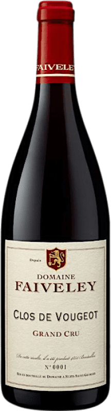 336,95 € Бесплатная доставка | Красное вино Domaine Faiveley Grand Cru A.O.C. Clos de Vougeot Бургундия Франция Pinot Noir — Пино Нуар 75 cl