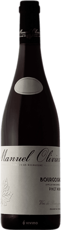14,95 € 免费送货 | 红葡萄酒 Domaine Manuel Olivier A.O.C. Bourgogne 勃艮第 法国 Pinot Noir — 黑皮诺 半瓶装 37 cl