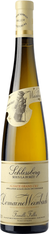 77,95 € Envio grátis | Vinho Branco Domaine Weinbach Sous La Forêt Grand Cru, Schlossberg A.O.C. Alsace Alsácia França Riesling 75 cl