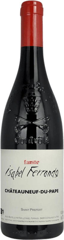 97,95 € Envoi gratuit | Vin Rouge Famille Isabel Ferrando A.O.C. Châteauneuf-du-Pape Rhône France Syrah, Garnacha — Grenache, Mourvèdre, Cinsault 75 cl