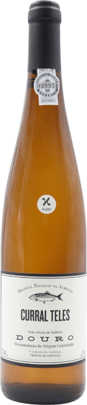 42,95 € Envío gratis | Vino Blanco Mateus Nicolau de Almeida Curral Teles Kappa I.G. Douro Douro Portugal Rabigato 75 cl