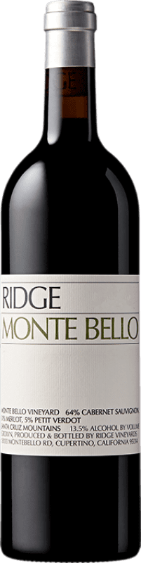 284,95 € 免费送货 | 红葡萄酒 Ridge Monte Bello I.G. California 加州 美国 Cabernet Sauvignon — 赤霞珠 75 cl