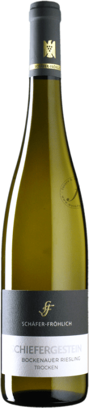 43,95 € Envio grátis | Vinho Branco Schäfer-Fröhlich Bockenauer Schiefergstein Q.b.A. Nahe Nahe Alemanha Riesling 75 cl