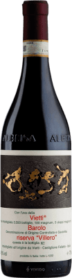 652,95 € Envío gratis | Vino Tinto Vietti Villero Reserva D.O.C.G. Barolo Piemonte Italia Nebbiolo 75 cl