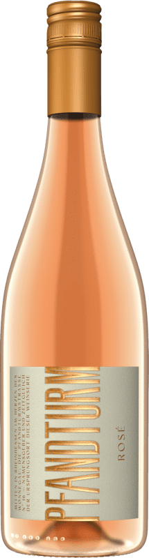 12,95 € Envío gratis | Vino Rosado Dr. Koehler Pfandturm Rosé — Rosado Q.b.A. Rheinhessen Rheinhessen Alemania Merlot, Pinot Negro, Regent 75 cl Fruity — Afrutado