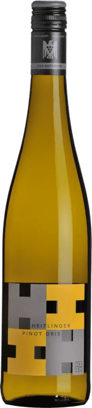 19,95 € 送料無料 | 白ワイン Heitlinger Trocken — 辛口 I.G. Baden Baden ドイツ Pinot Gris — ピノ・グリ 75 cl