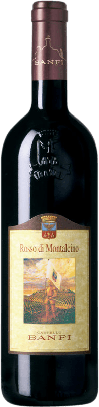 25,95 € Spedizione Gratuita | Vino Rosso Castello Banfi Trocken — Secco D.O.C. Rosso di Montalcino Toscana Italia Sangiovese 75 cl