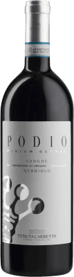 25,95 € Envío gratis | Vino Tinto Tenuta Carretta Podio Trocken — Seco D.O.C. Langhe Piemonte Italia Nebbiolo 75 cl