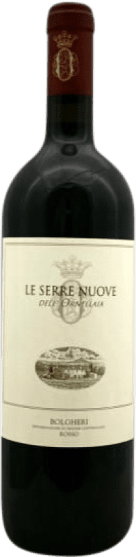 201,95 € Бесплатная доставка | Красное вино Ornellaia Le Serre Nuove Trocken — Сухое D.O.C. Bolgheri Тоскана Италия Merlot — Мерло, Cabernet Sauvignon — Каберне Совиньон, Cabernet Franc — Каберне Фран, Petit Verdot Бутылка Магнум 1,5 L