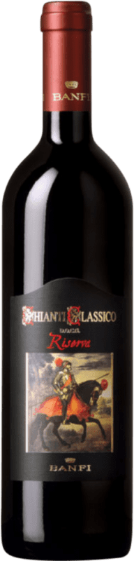 27,95 € Envío gratis | Vino Tinto Castello Banfi Trocken — Seco Classico — Clásico Reserva D.O.C.G. Chianti Toscana Italia Cabernet Sauvignon, Sangiovese, Canaiolo 75 cl