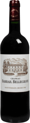 29,95 € Бесплатная доставка | Красное вино Château Bellegrave Barrail Trocken — Сухое Grand Cru A.O.C. Saint-Émilion Бордо Франция Merlot — Мерло, Cabernet Franc — Каберне Фран 75 cl