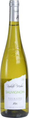 33,95 € Envío gratis | Vino Blanco Raphael Midoir Trocken — Seco A.O.C. Touraine Loire Francia Sauvignon Botella Magnum 1,5 L