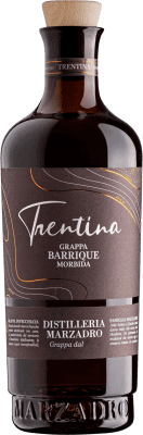 34,95 € Kostenloser Versand | Grappa Marzadro La Trentina Morbida Trocken Holzfass Trentino Italien Chardonnay, Nosiola Medium-Flasche 50 cl