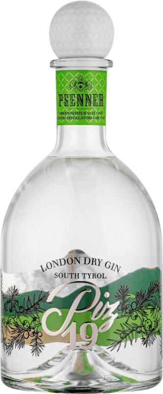 74,95 € 免费送货 | 金酒 Gin Psenner Piz 19 Golf Trocken — 干型 限量版 Tirol del Sur 意大利 70 cl