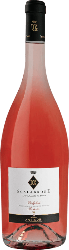 69,95 € Envoi gratuit | Vin Rosé Guado al Tasso Scalabrone D.O.C. Bolgheri Toscane Italie Merlot, Syrah, Cabernet Sauvignon Bouteille Magnum 1,5 L Fruity — Fruité
