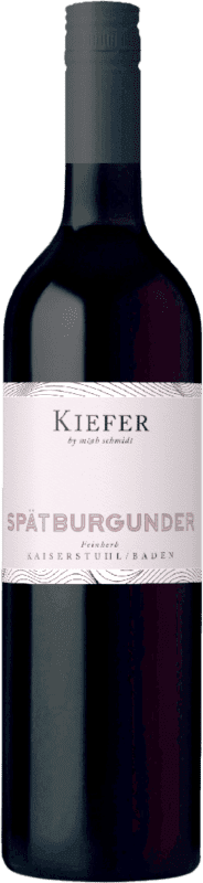 10,95 € Бесплатная доставка | Красное вино Friedrich Kiefer Freche Kaiserstühler Semiseco — Полусухое I.G. Baden Baden Германия Pinot Noir — Пино Нуар 75 cl