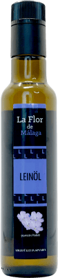 9,95 € Spedizione Gratuita | Olio Vegetale Flor de Málaga. Leinöl Spagna Bottiglietta 25 cl Linaza — Semi di Lino