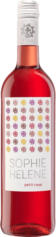 12,95 € 免费送货 | 桃红葡萄酒 Hammel Sophie Helene Petit Trocken — 干型 Rosé — 桃红葡萄酒 Q.b.A. Pfälz 普法尔茨 德国 Cabernet Sauvignon — 赤霞珠, Dornfelder — 多恩菲尔德 75 cl