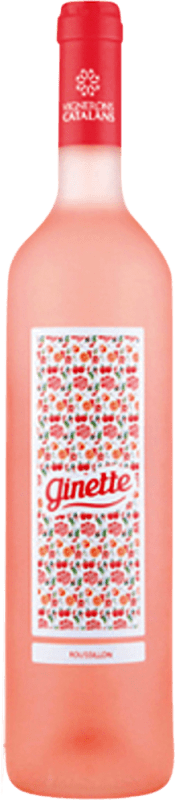 13,95 € 免费送货 | 桃红葡萄酒 Vignerons Catalans Ginette Trocken — 干型 Rosé — 桃红葡萄酒 A.O.C. Côtes du Roussillon 朗格多克 - 鲁西荣 法国 Syrah — 西拉, Garnacha — 歌海娜 75 cl