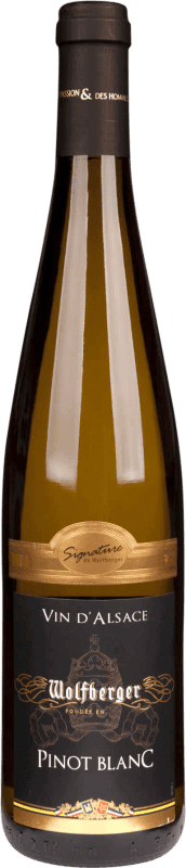13,95 € Spedizione Gratuita | Vino Bianco Wolfberger Trocken — Secco Signature A.O.C. Alsace Alsazia Francia Pinot Bianco 75 cl