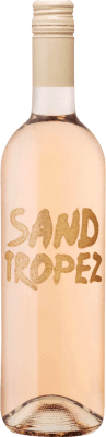 14,95 € Бесплатная доставка | Розовое вино Domaine Tropez Sand Trocken — Сухое Rosé — Розе A.O.C. Côtes de Provence Прованс Франция Syrah — Сира, Garnacha — Гренаш, Cabernet Sauvignon — Каберне Совиньон, Cinsault — Сансо 75 cl