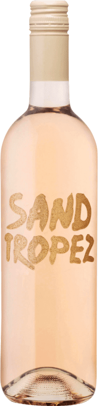 14,95 € Бесплатная доставка | Розовое вино Domaine Tropez Sand Trocken — Сухое Rosé — Розе A.O.C. Côtes de Provence Прованс Франция Syrah — Сира, Garnacha — Гренаш, Cabernet Sauvignon — Каберне Совиньон, Cinsault — Сансо 75 cl