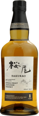 117,95 € Kostenloser Versand | Single Malt Whisky Sakurao Osaka Japan 70 cl