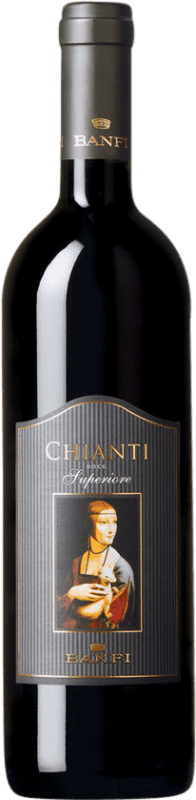 15,95 € Spedizione Gratuita | Vino Rosso Castello Banfi Trocken — Secco Superiore D.O.C.G. Chianti Toscana Italia Cabernet Sauvignon, Sangiovese 75 cl