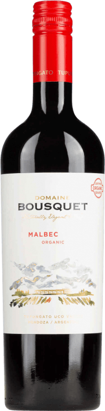 7,95 € Envio grátis | Vinho Tinto Domaine Bousquet Trocken — Seco I.G. Valle de Uco Vale do Uco Argentina Malbec 75 cl