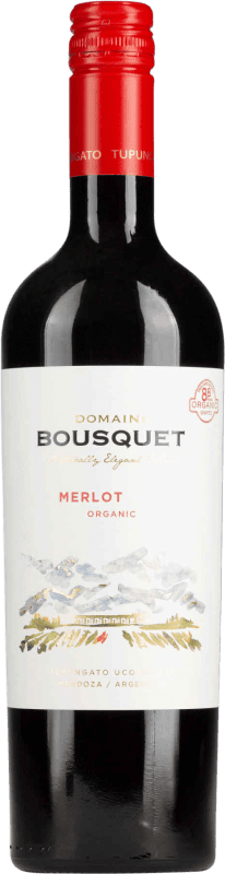10,95 € Kostenloser Versand | Rotwein Domaine Bousquet Trocken I.G. Valle de Uco Uco-Tal Argentinien Merlot 75 cl