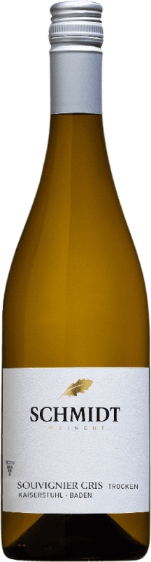 12,95 € 免费送货 | 白葡萄酒 Weingut Schmidt Trocken — 干型 I.G. Baden Baden 德国 Sauvignon Gris — 灰苏维浓 75 cl