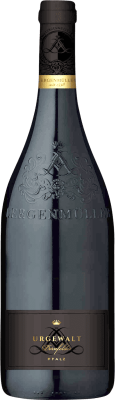 16,95 € Envio grátis | Vinho Tinto Lergenmüller Urgewalt Trocken — Seco Q.b.A. Pfälz Pfälz Alemanha Dornfelder 75 cl