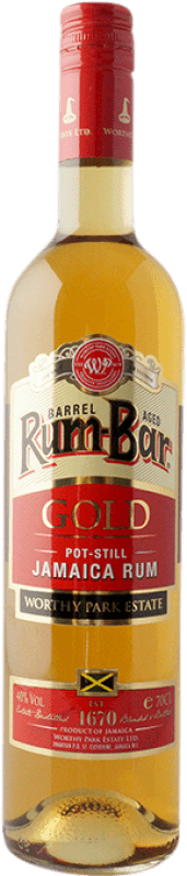 37,95 € 送料無料 | ラム Worthy Park Bar Gold — ゴールドエディション スコットランド イギリス 4 年 70 cl