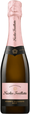 15,95 € Envoi gratuit | Vin Mousseux Rosé Nicolas Feuillatte Brut Rosé A.O.C. Champagne Champagne France Petite Bouteille 18 cl