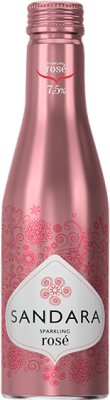 3,95 € Envoi gratuit | Vin Mousseux Rosé Vicente Gandía Sandara Sparkling — Mousseux Espagne Petite Bouteille 25 cl