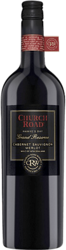 28,95 € Free Shipping | Red Wine Church Road Grand Reserve — Long Barrel-Aged I.G. Hawkes Bay Hawke's Bay New Zealand Merlot 75 cl