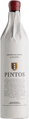 21,95 € Envio grátis | Vinho Branco Lagar de Pintos Los Nietos D.O. Rías Baixas Galiza Espanha Albariño — Albarinho 75 cl