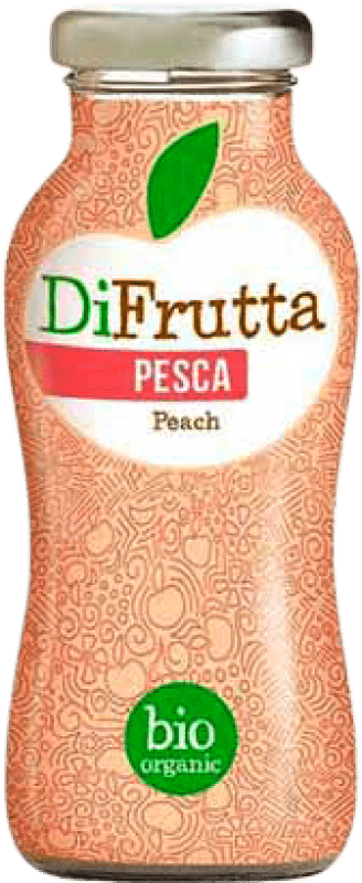 59,95 € Бесплатная доставка | Коробка из 24 единиц Сок DiFrutta Италия Bio — Эко Био Органический Мини-бутылка 20 cl Pesca — Персик