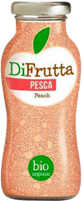 61,95 € 免费送货 | 盒装24个 果汁 DiFrutta 意大利 Bio — 生态 有机 天然 小瓶装 20 cl Pesca — 桃子, Nectar — 花蜜