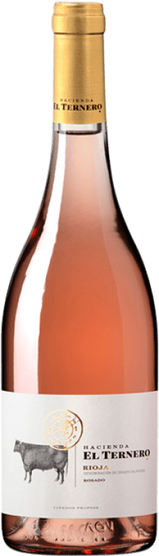 8,95 € Free Shipping | Rosé Wine Hacienda El Ternero D.O.Ca. Rioja The Rioja Spain Tempranillo, Mazuelo 75 cl